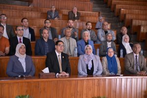 جامعة القاهرة تواصل تطوير بنيتها التعليمية.. ورئيس الجامعة يفتتح مدرج «والي» بكلية العلوم بعد تطويره الشامل