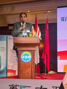 رئيس جامعة بورسعيد يشارك في فعاليات "جسر اللغة الصينية"