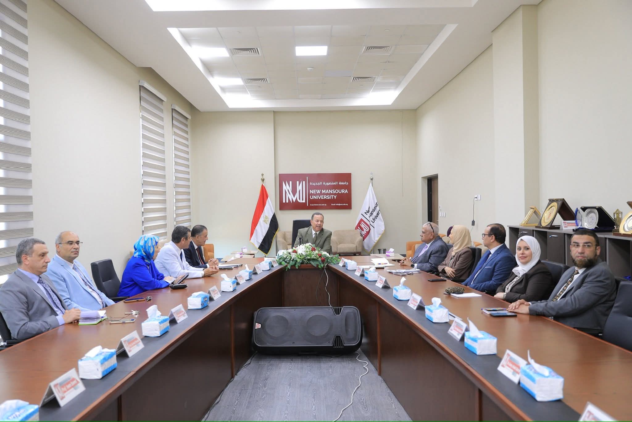 مجلس جامعة المنصورة الجديدة: تفعيل 3 مراكز استشارية وتكنولوجية واستعدادات مكثفة للعام الجديد
