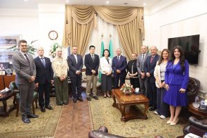 رئيس الأكاديمية العربية يستقبل قنصل عام الصين بالإسكندرية